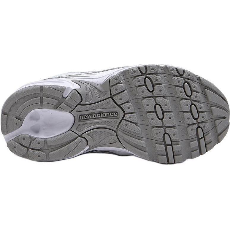 New Balance 740 Bungee Lace Toddler White Silver Metallic Baby Sneakers IZ740WM