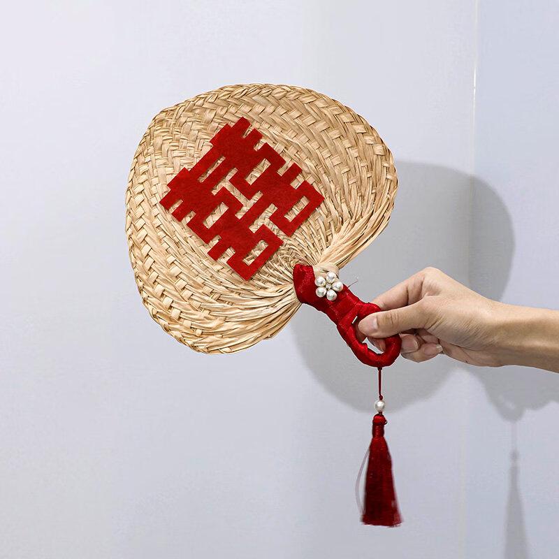 LIEI Веер из каучуковых банановых листьев для фотосессии невесты