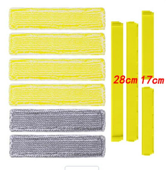 Cloth Mop Cover and Brush Set for Karcher SC1-SC5 Steam Cleaners