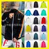 Herren Streetwear Regenbogenstreifen Reißverschluss Jacke Passendes Hosen-Set Lässiges Lockeres Outfit