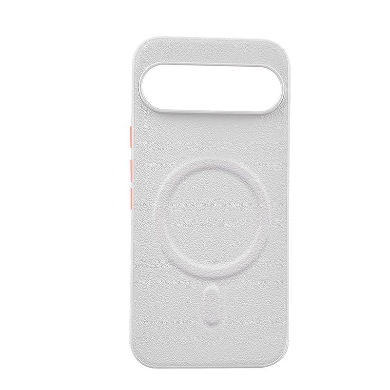 Google Pixel 10 Pro PU Leather Magnetic Case with Independent Buttons