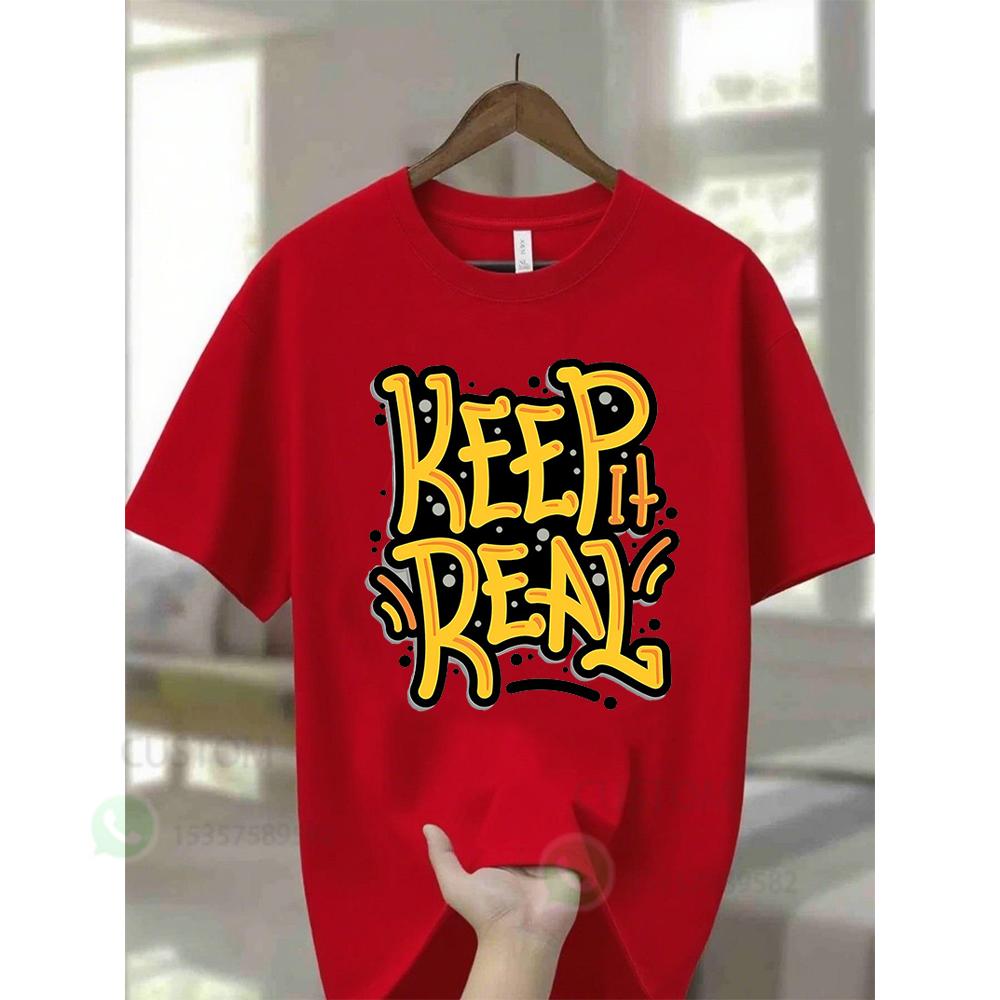 Funny Letters print Vintage Men's Summer T-Shirt Casual Tshirts O-neck short-sleeved Tee Tops U
