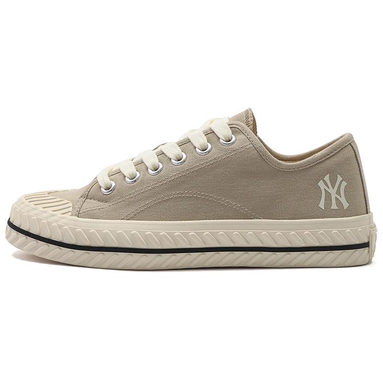 

New MLB Playball Playball Origin Wear Resistant Low Top Canvas Shoes Unisex Beige Yellow 3ACVVA11N-50BGS 44
