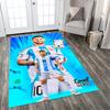 Messi Celebration rug for living rooms, bedrooms, home décor, and as gifts.