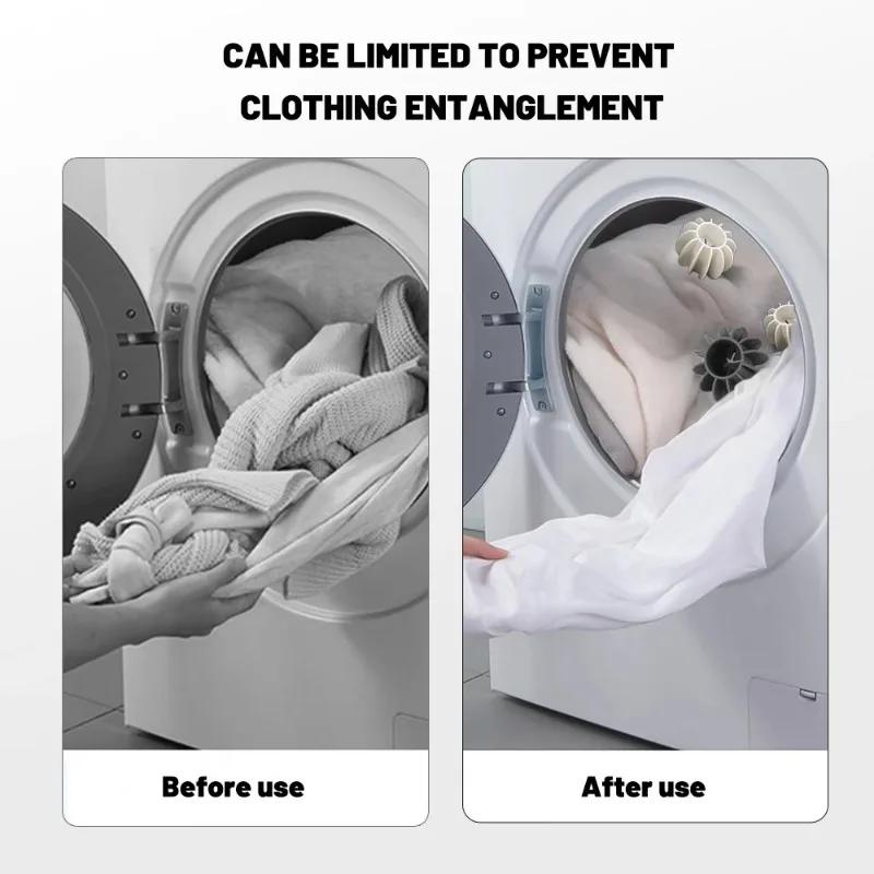 Laundry Ball Reusable Silicone Clothes Hair Cleaning Tools Pet Hair Remover Washing Machine Cat Hair Catcher Laundry Ball