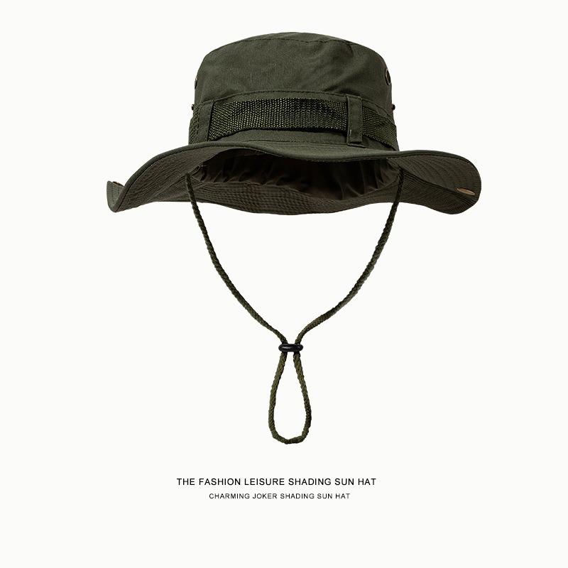 Bucket hat outdoor men's hat summer thin anti-ultraviolet women's sunshade quick-drying sunscreen breathable mountaineering hat