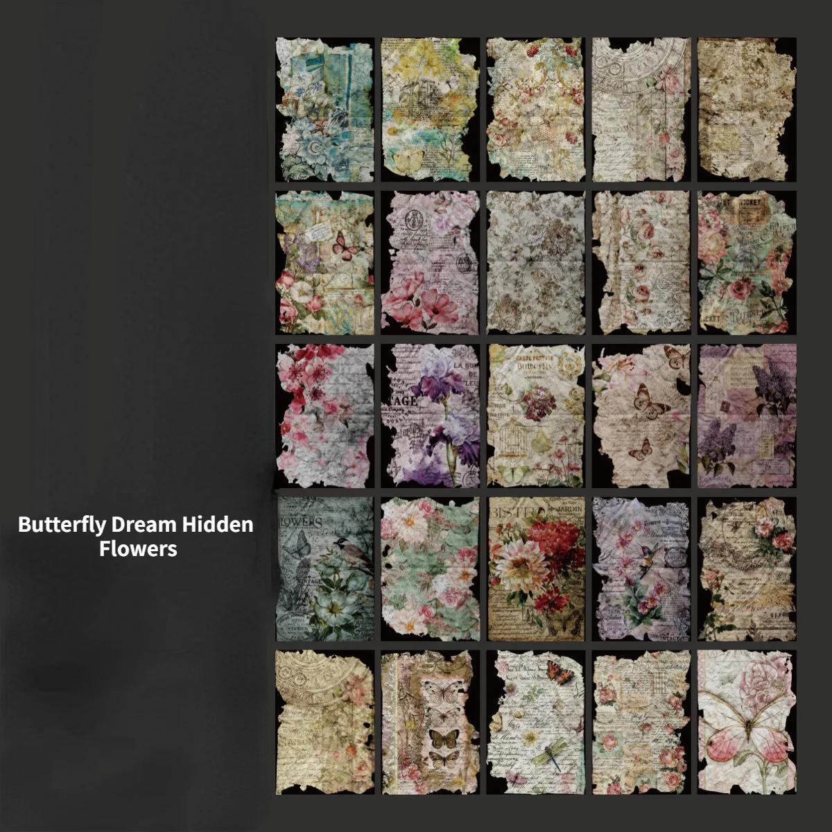 

50 листов декоративной бумаги для DIY в лесном стиле, из бумаги, для скрапбуков, мистики, рукоделия, творческого самовыражения