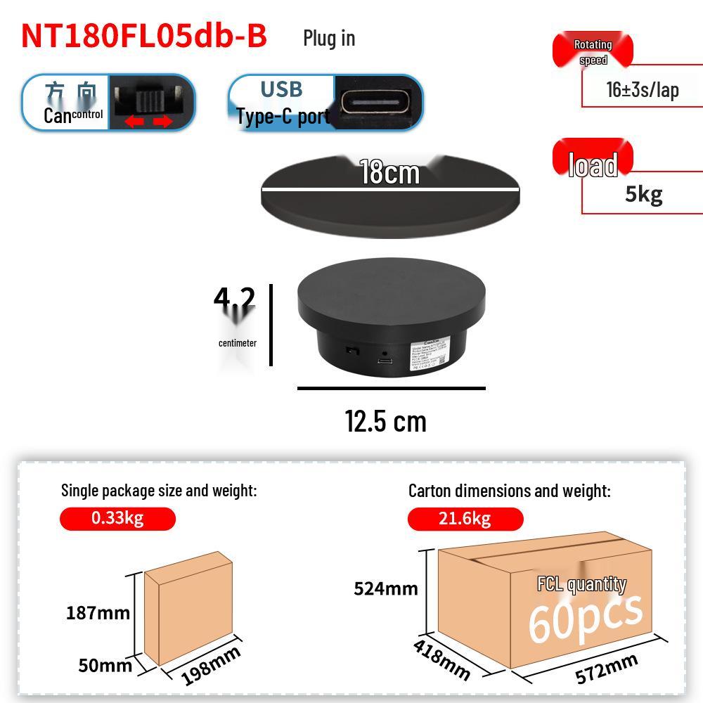 

18СМ Электрическая Вращающаяся Подставка для Демонстрации для Фотографии и Ювелирных Изделий