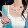 Stylish Beaded Shell Starfish Necklace for Women - Chic Clavicle Chain with Unique Design