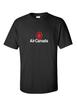 Air Canada Rood Wit Vintage Logo Canadese Luchtvaartmaatschappij Zwart Katoenen T-shirt