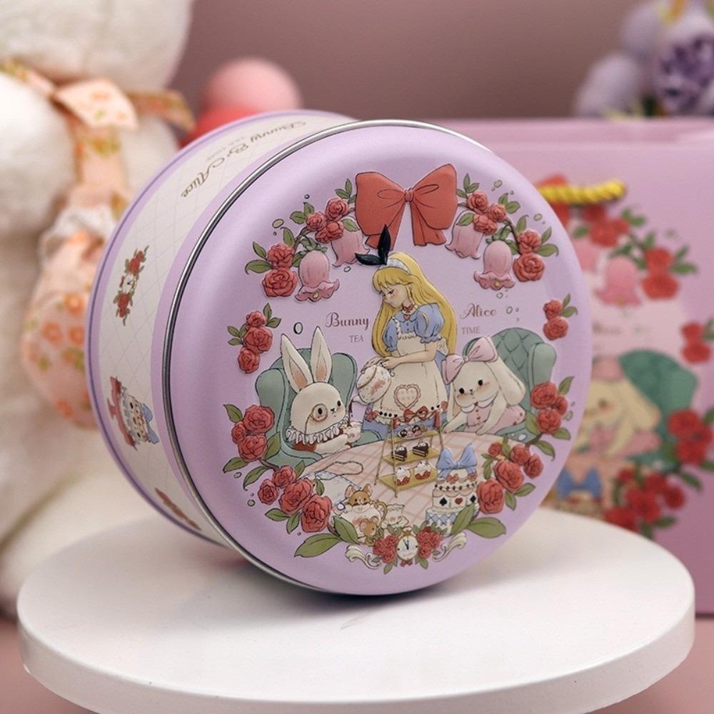 Cartoon-Muster Süßigkeiten-Aufbewahrungsbox 3D-Relief Geschenkverpackungsbox Backverpackung