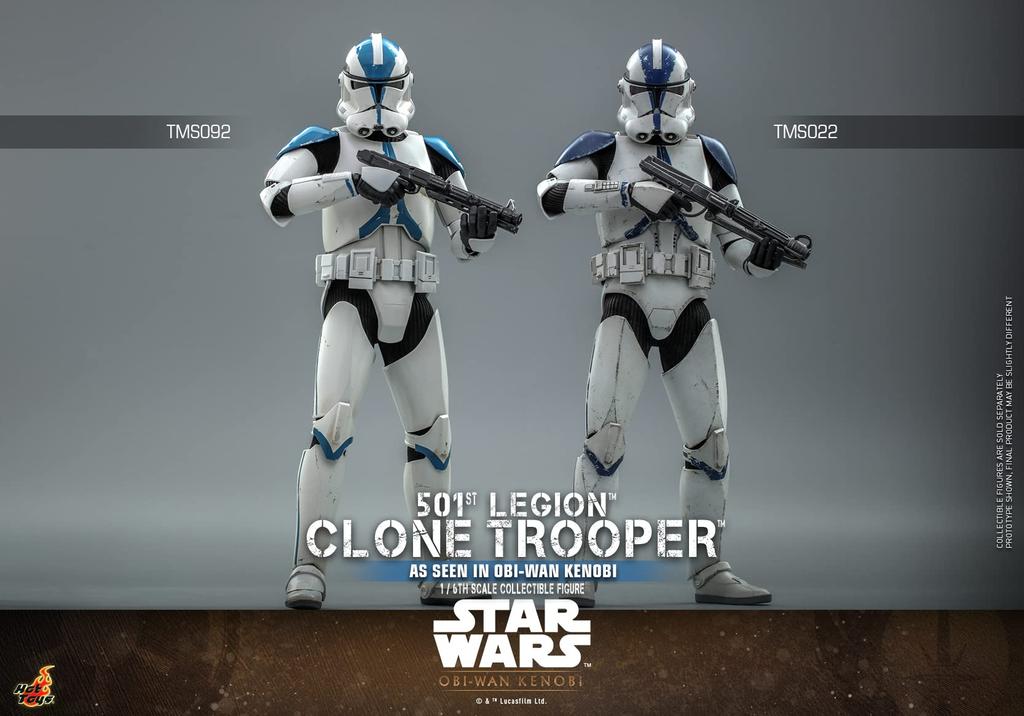 Hot Toys Scale Figure TV Masterpiece Kenobi Clone Trooper 501st Legion 1/6 Obi-Wan