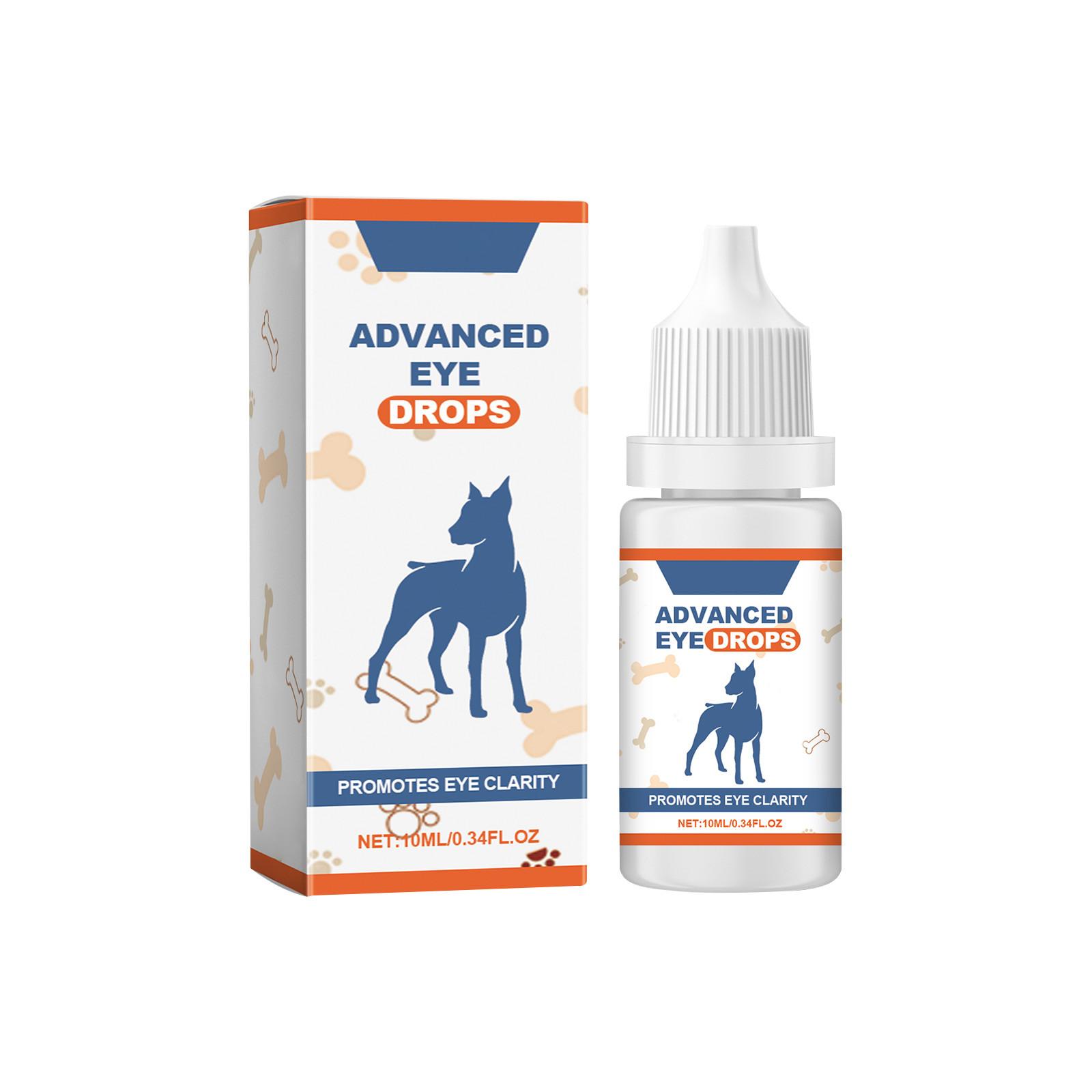 

Усовершенствованные глазные капли;Капли от катаракты для домашних животных;Капли для смазывания глаз для собак и кошек, мягкие ингредиенты для тканей и мышц глаза, 10 мл One Size белый