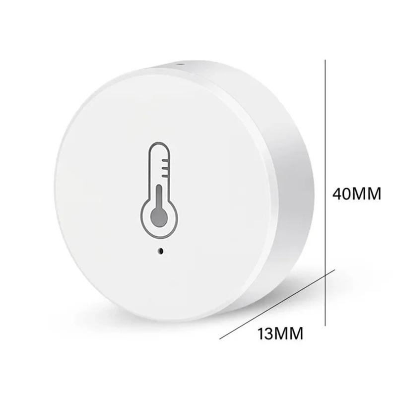 Tuya Smart Zigbee Temperature And Humidity Sensor Indoor Thermometer Monitor Work With Alexa Google Home Home Automation