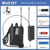 UHF Wireless Lapel Clip Microphone & Headset for Stage Performance and Teacher Amplification