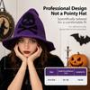 Vintage Witch Hat Halloween Wool Knit Hat Fashion Coseplay Accessories  for Women