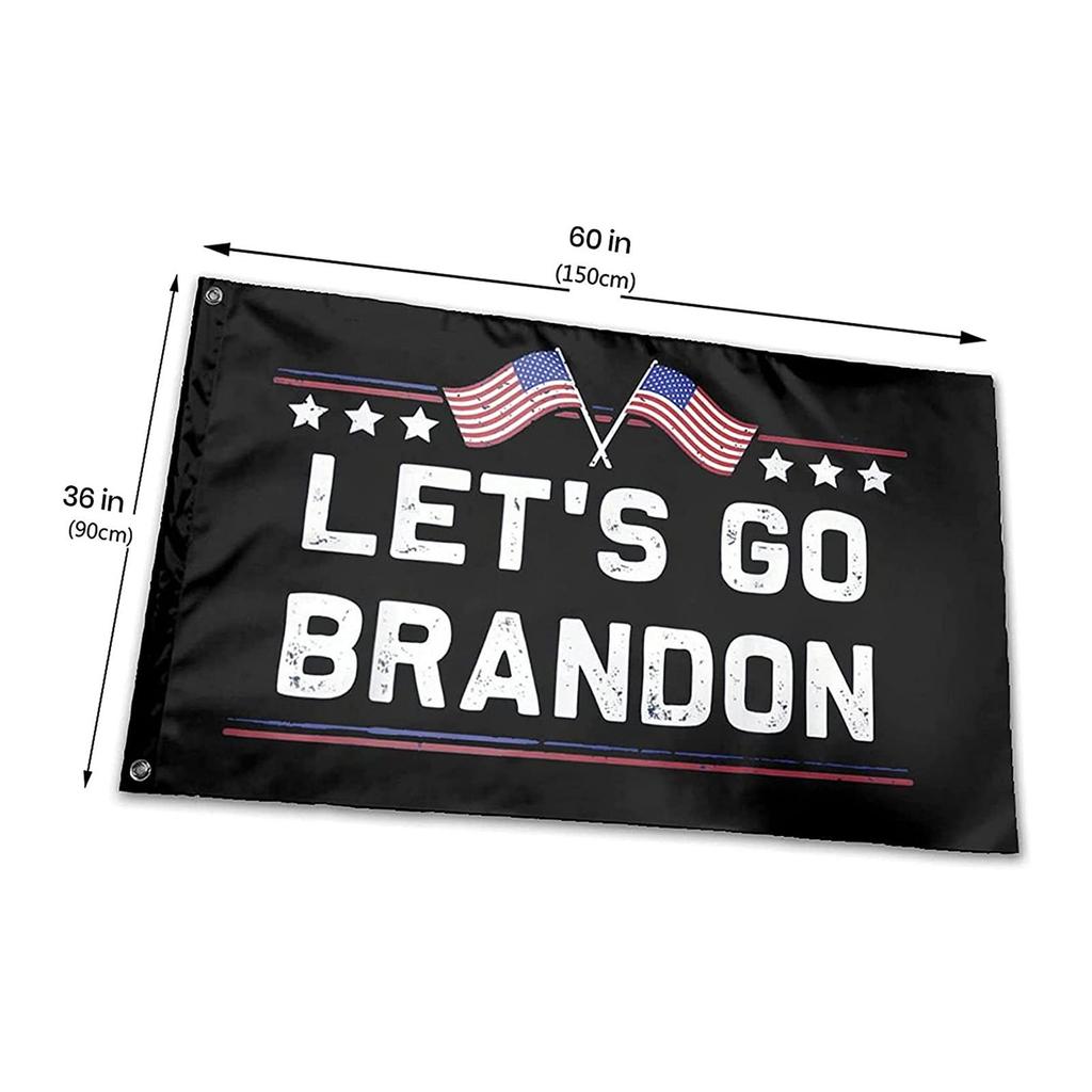 LET'S  BRANDON Flag 90*150cm Outdoor Banner Interior Decoration
