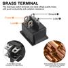 5/10pcs 10A 250V KCD2 KCD4 Rocker Switch DPST 4 Pin Red Lighted 120V Rocker Toggle Switch ON Off Heavy Duty