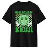 67 Meme Six Seven 6 7 Bruh St Patricks Day Unisexs T Shirt  Vintage Tees Short Sleeve Round Neck TShirts Cotton Plus Size Tops