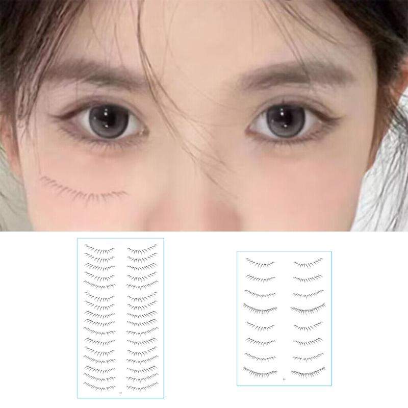 2023 Lower False Eyelash Tattoo Stickers Ladies Eyelash Stickers Girls Eye Stickers Makeup Tools