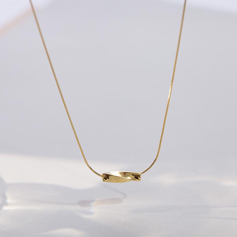 Colier Claviculă Banyan Tree Argint S925 Picătură de Apă - Stil Rece Coreean & Japonez