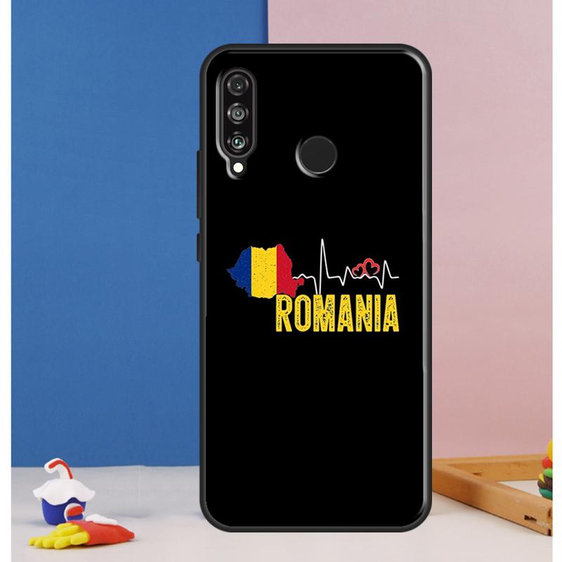 Romania Flag For Huawei Nova 12i 10 9 SE 5T 12s 11i Y91 Y90 Y60 Y70 Y72 Y61 P20 P30 P40 Lite P60 Pro Case