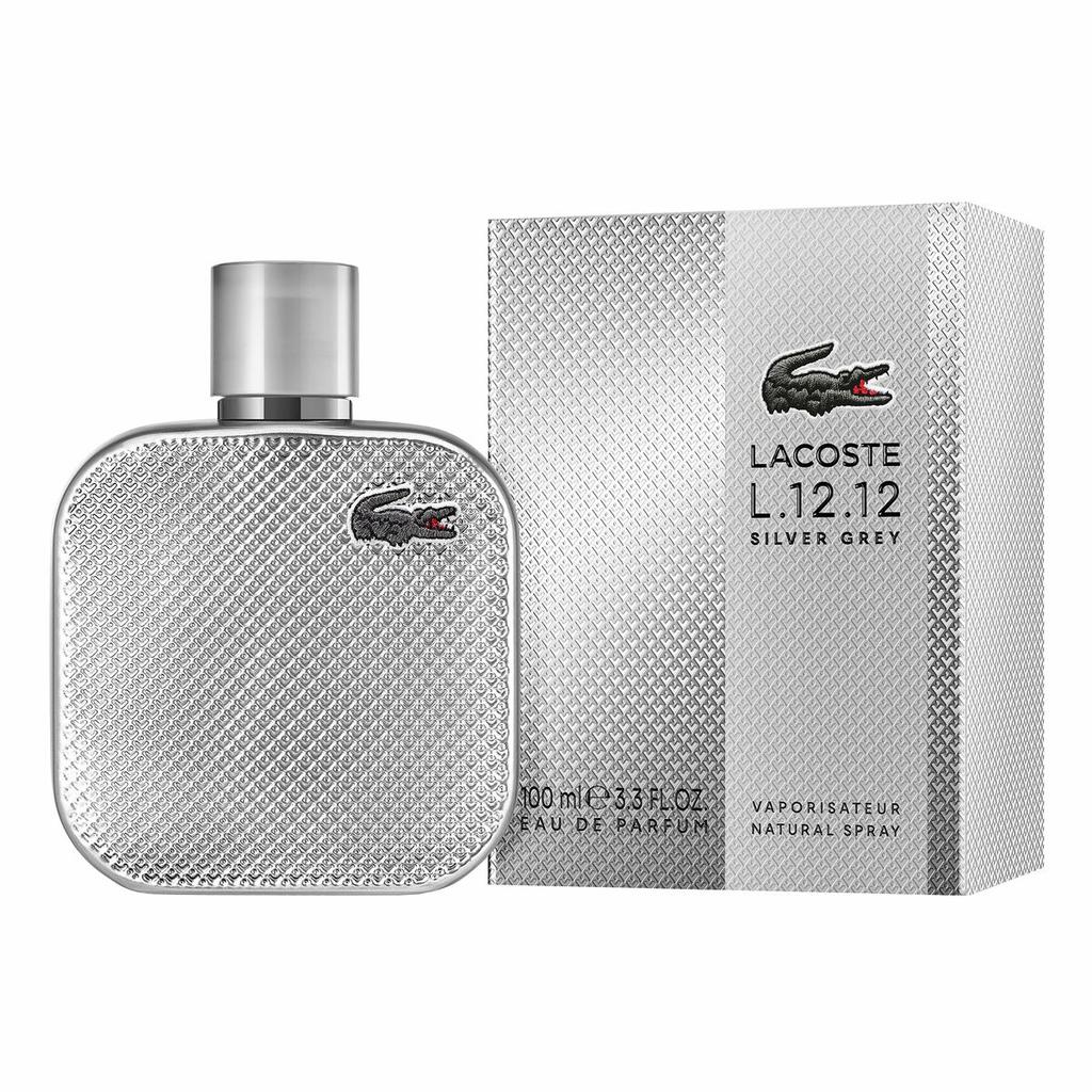 Lacoste L.12.12 Silver Grey Eau De Parfum 100 Ml (man)