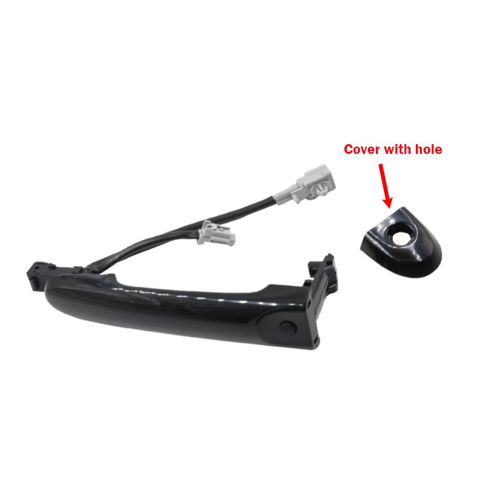 

For Nissan Juke 2010- Front Outside Door Handle O/S Driver Right Side Keyless Entry 80644-3WC2A 80640-3WC2A 80644-1FE0A A with hole