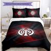 Mainz FC Printed 3PCS Bedding Set Breathable Duvet Cover with Pillowcases Decorative Bed Linen for Bedroom Home