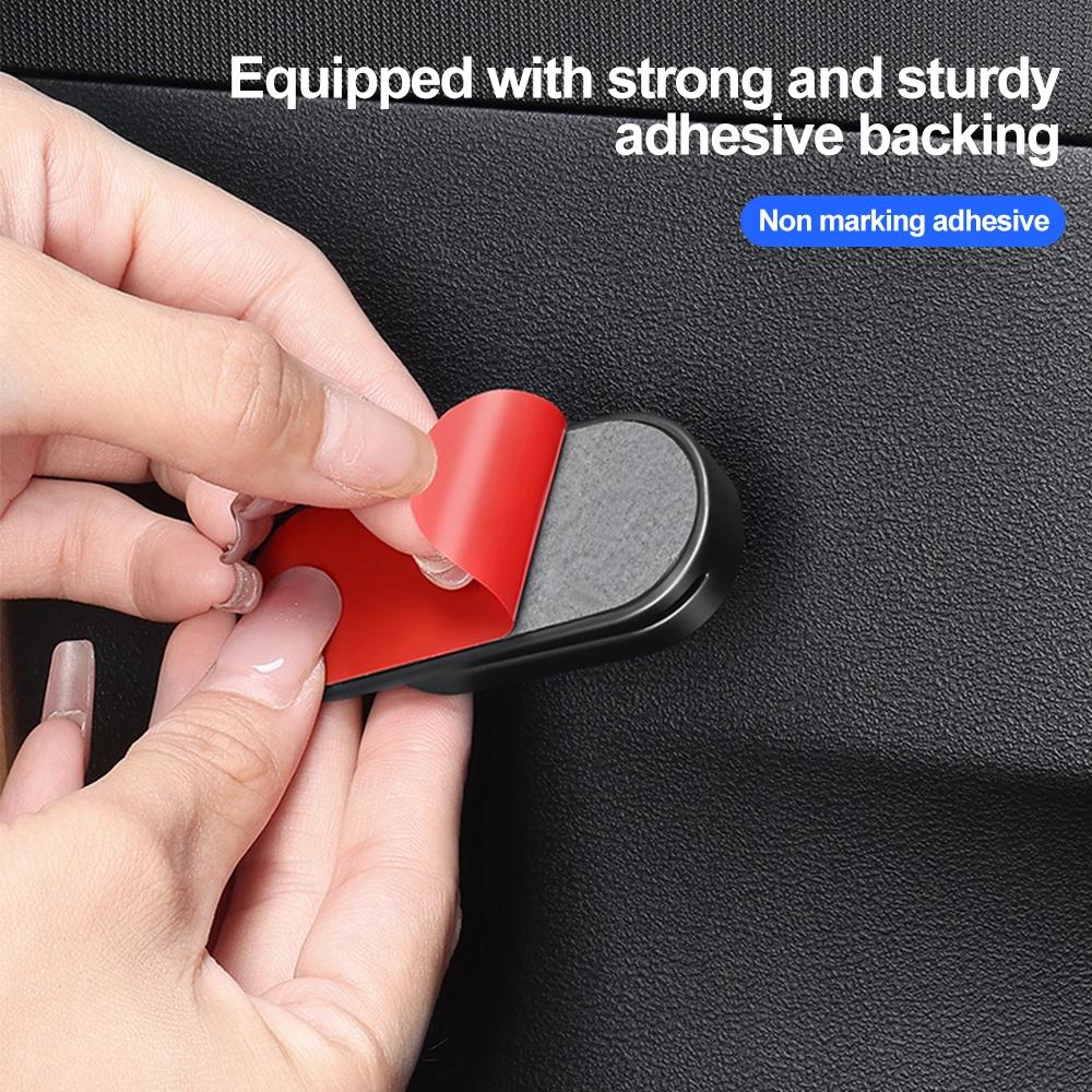 Adjustable Magnetic Car Seat Belt Holder Stabilizer Clip - Anti-Wear Adhesive Fastener for Auto Safety