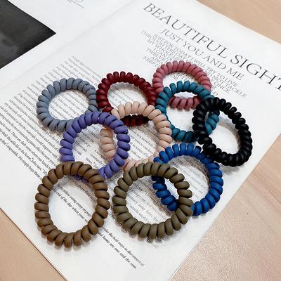 Koreaanse Matte Elastische Spiraal Haarring - Frosted Fairy Armband Haaraccessoire