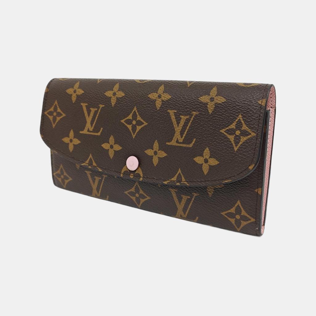[Pre-Owned] Louis Vuitton Emilie Wallet 'Brown Monogram Canvas' - Very Good #C5DZOX