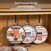 High-Temperature Resistant Retro Enamel Pot Mat – Anti-Scald Pad for Ceramic Tableware