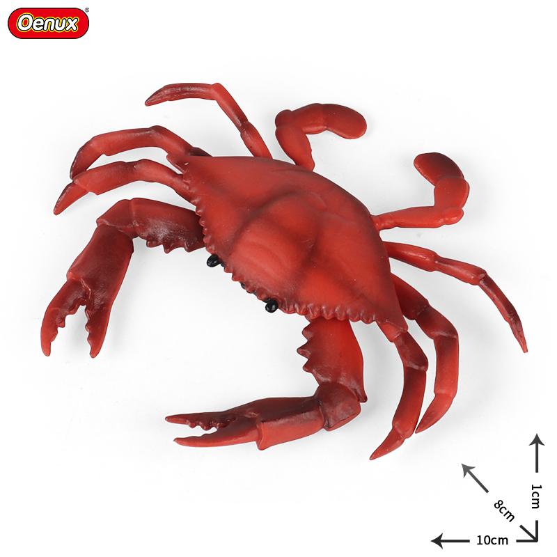Oenux Ocean Animals Simulation Hermit Crab Nautiloidea Octopus Sea Life Model Figurines Action Figures Collection Kids Toy Gift