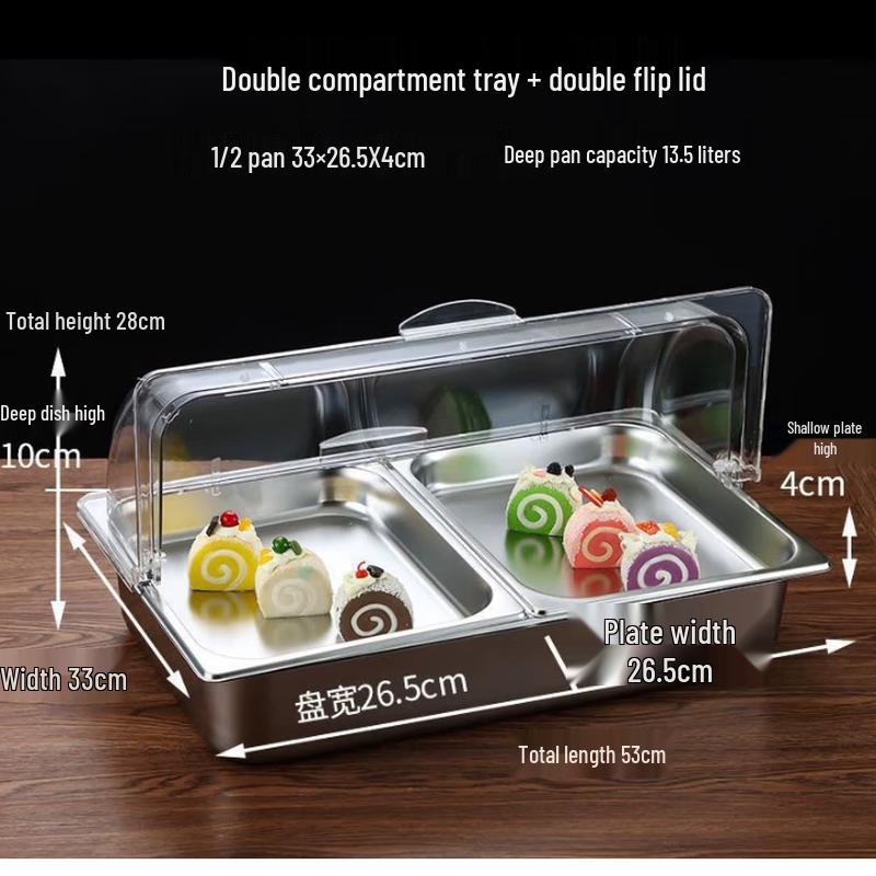 Adneny Stainless Steel Food Organizer & Display System