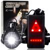 Running Light You from All LED Chest Night USB IPX65 Warning Light for Running and Jogging Rr'epp [Protects Directions!] Light/Jogging Light, Black,