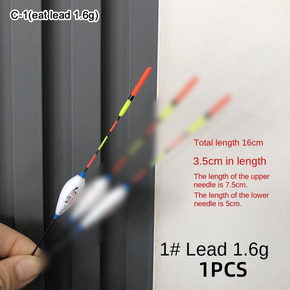 1PC Portable Fishing Floats Rock Fishing Drift Bar Fir Fish Drift Set Weight Tail Bobbers Vertical Drift Light Float 1.3g-2.0g
