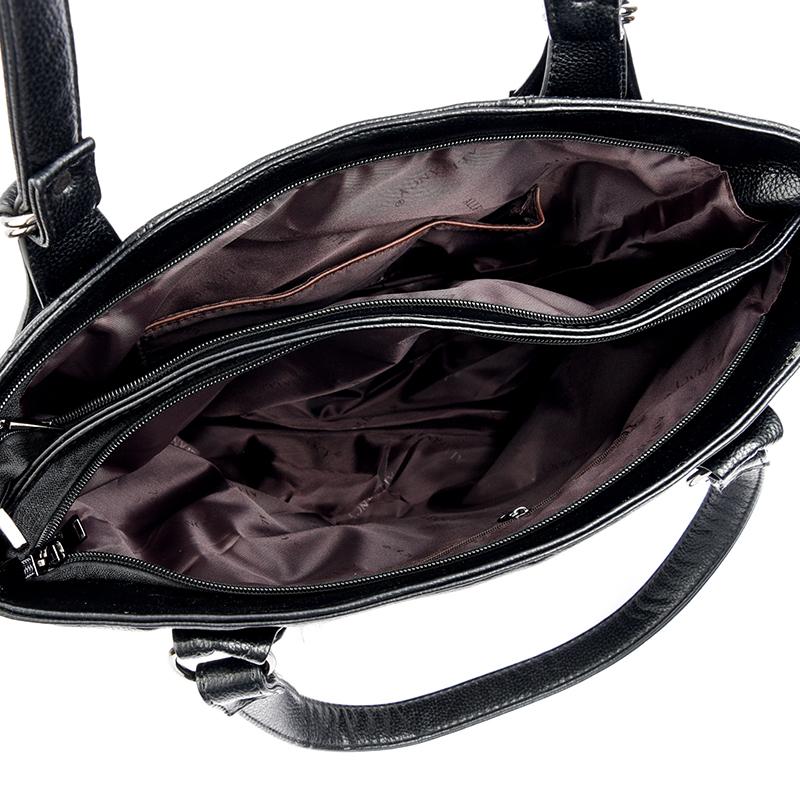 Stylish Faux Leather Shoulder Bag Women's Large Capacity Tote Bag