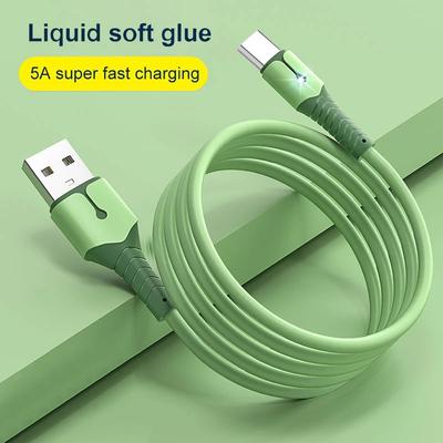 USB Type C Cable 5A Fast Charging USB C Cable for Huawei Data Cord Charger USB Type C Cable For Xiaomi POCO X3 M3 Samsung