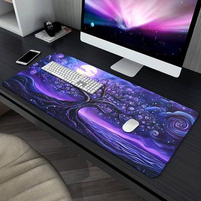 Gamer Desk Mat Mouse Pad Large Gaming Cloth Surface Non Slip Rubber Base for PC Laptop Keyboard Setup
