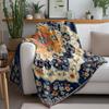 Moroccan Vintage Kilim Rug Traditional Tribal Pattern Wool Carpet Bed Mat Decorative Floor Covering Home Decor