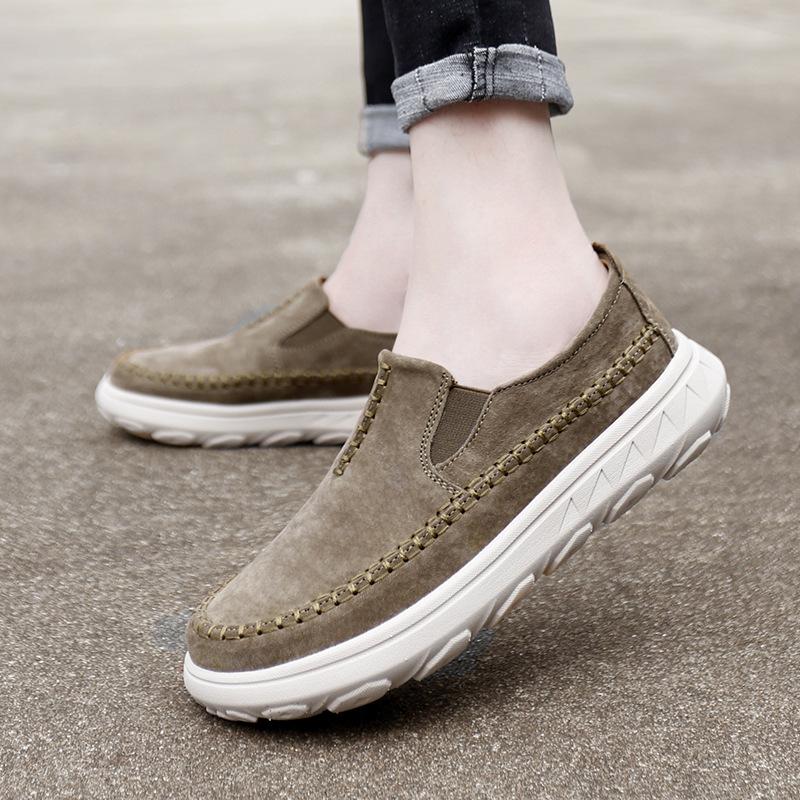 Large Size Beanie Shoes Men's New Lazy Shoes British Casual Shoes One-pedal Loafers Men