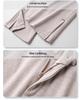 2024 Women's Apricot Flared Wool Pants: High-Waist, Slimming, Casual for Autumn/Winter