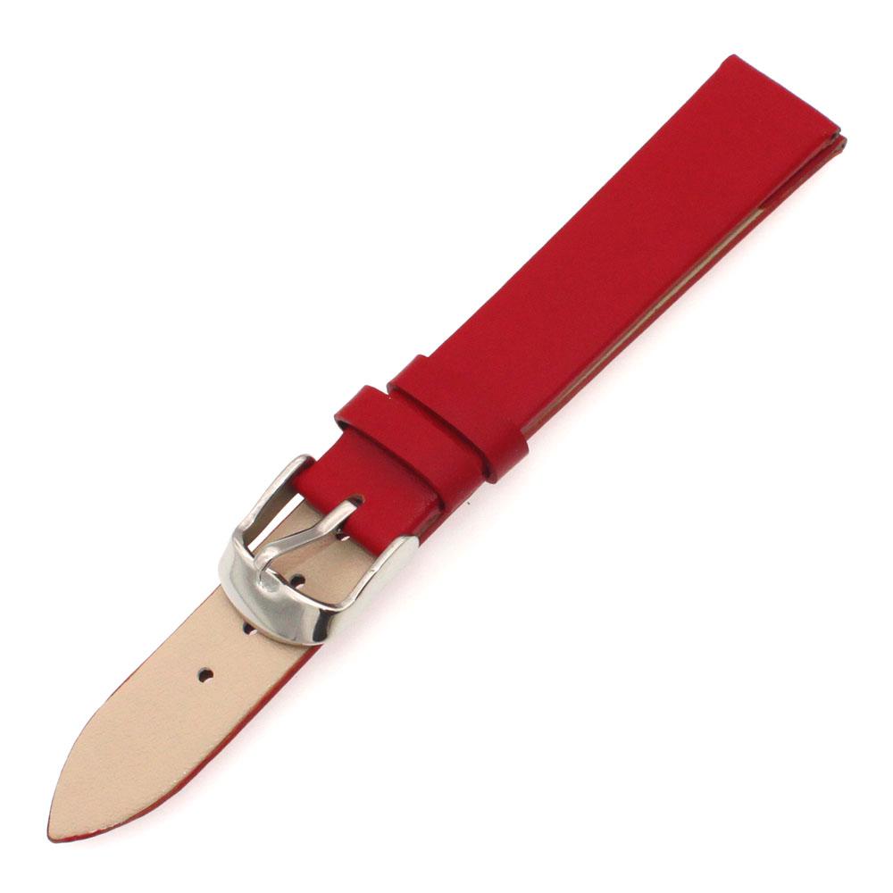 Soft Watch Band Women's Strap 12mm 14mm 16mm 18mm 20mm 22mm Width First Layer Cowhide Watch Bands Belt Red White
