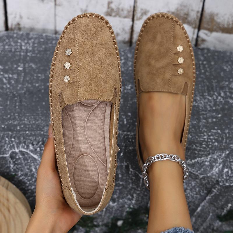 Large Size Explosive Suture Laser Women's Flat Loafers, Comfortable and Versatile Supply by E-commerce