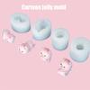 Cute Small Pig Milk Pudding Silicone Mold Jelly Bowl Cake White Cold Ice Powder Mold Cake Mold Kitchen Accessories Bakery Tool