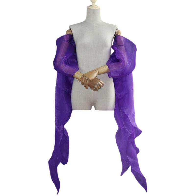 Elegant Bridal Sleeves Sheer Floating Ribbon Sleeves Arm Coverage Wedding Accessory For Bride Comfortable To Wear