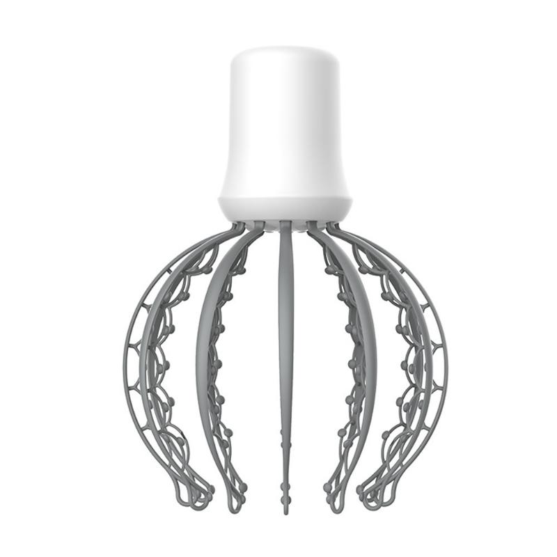 Elektrisches Oktopus-Kopfhautmassagegerät, Kopfmassage-Entspannungsgerät, Linderung von Muskelverspannungen und Müdigkeit, Kopfmassagegerät