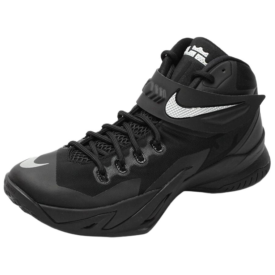 Nike Zoom Soldier 7 Versatile Comfortable Non-Slip Durable High-Top Basketball Shoes Men sneaker Black 653642-001