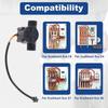 Efficient Water Flows Meter Electric Water Heater Upgrades Stable Replacement Flows Sensors 67mm for Hot Water Heater